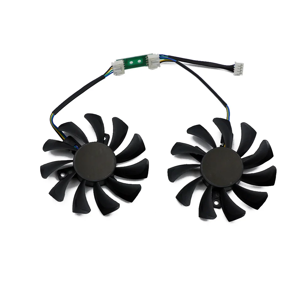Substituição do Ventilador Refrigerador para Zotac Geforce Placa Gráfica Ventilador de Refrigeração Ga81o2u Ga81s2u Gtx970 4g 75 mm - Imagem 2