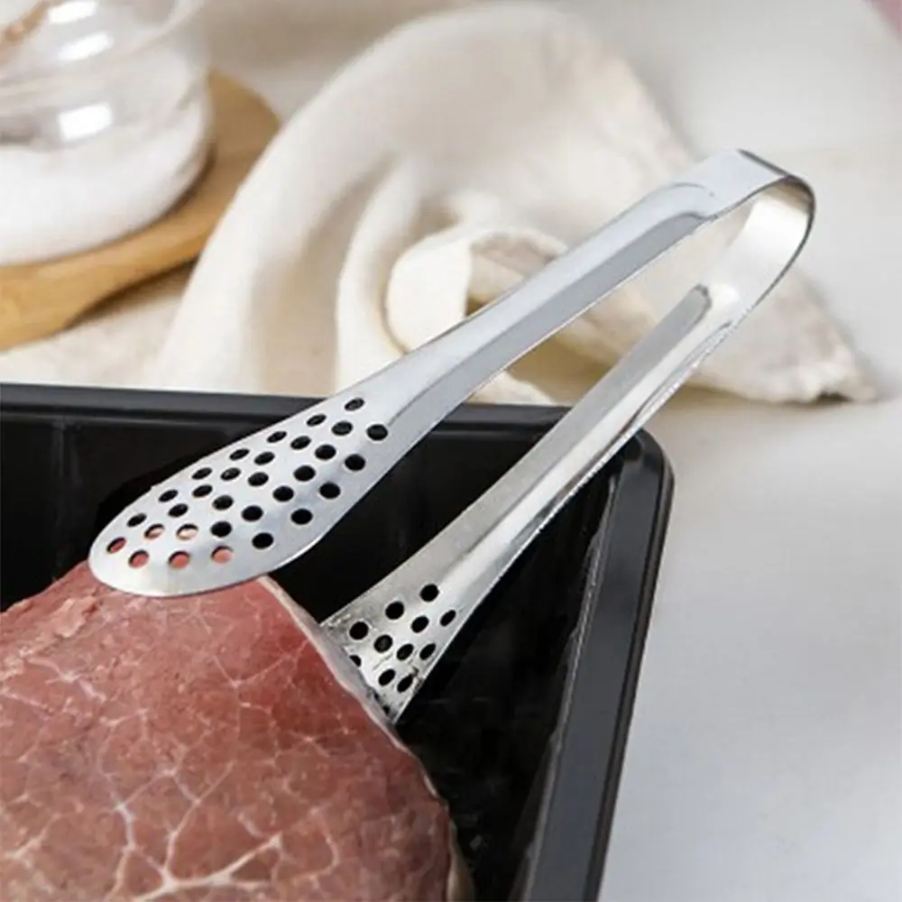Multifunction Stainless Steel Food Tongs BBQ Kitchen Utensil