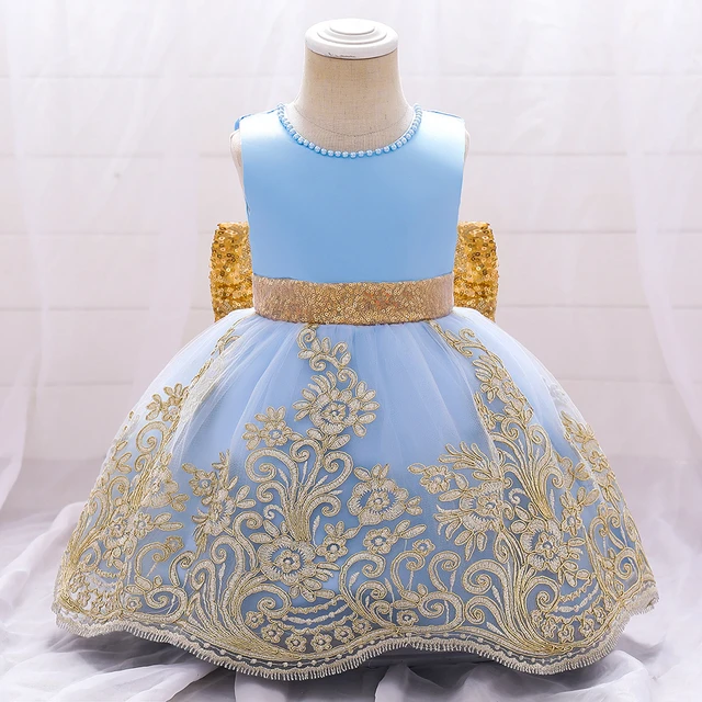 Cheap 3-10 Year Summer Baptism Dress Gown 5st Birthday Dress For Baby Girl  Newborn Ceremony Princess Dress Wedding Dresses | Joom