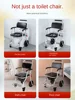 Wheeled elderly toilet mobile toilet home care bath folding 5