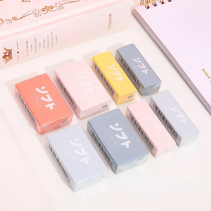 

Карандаш Macaron резиновый для начинающих, большие художественные аксессуары для студентов, милый ластик, креативные Канцтовары, мягкий ластик для рисования