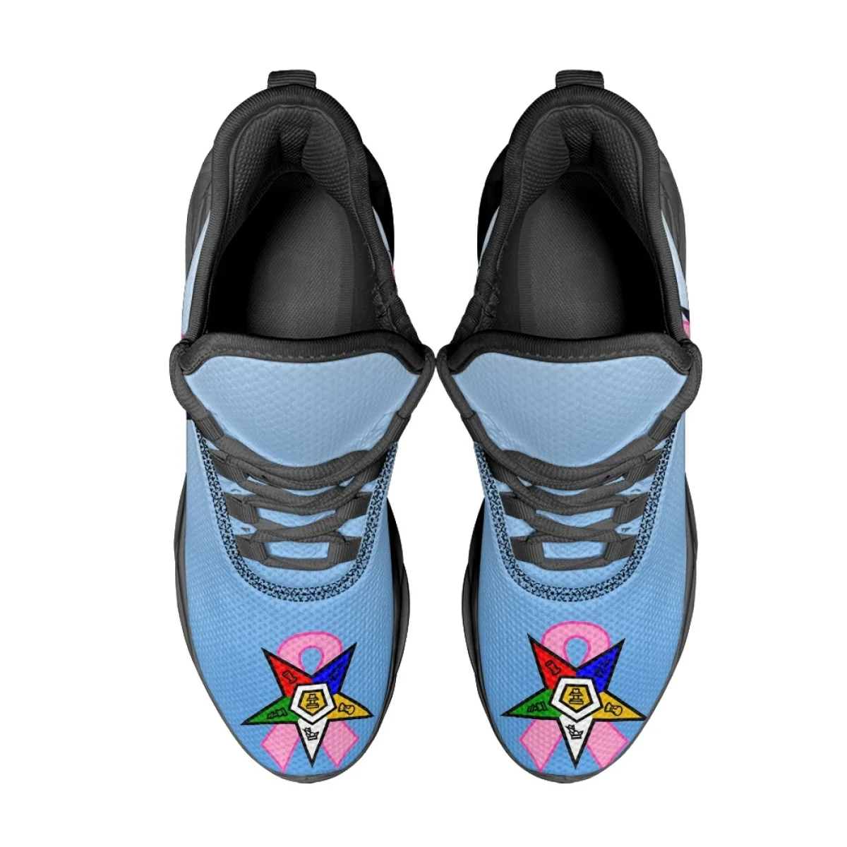 Sommer Sneakers für Frauen heiße griechische Schwestern schaft Ordnung des Eastern Star Print Outdoor-Sports Schnür laufschuhe vulkan isierten Schuh