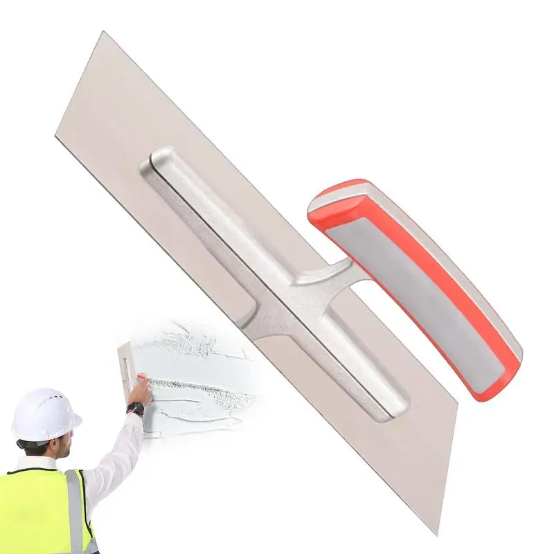 

Finishing Trowel Flat Plastering Trowel Lightweight Pool Trowel Trowel Concrete Tool With Ergonomic Handle For Sheetrock
