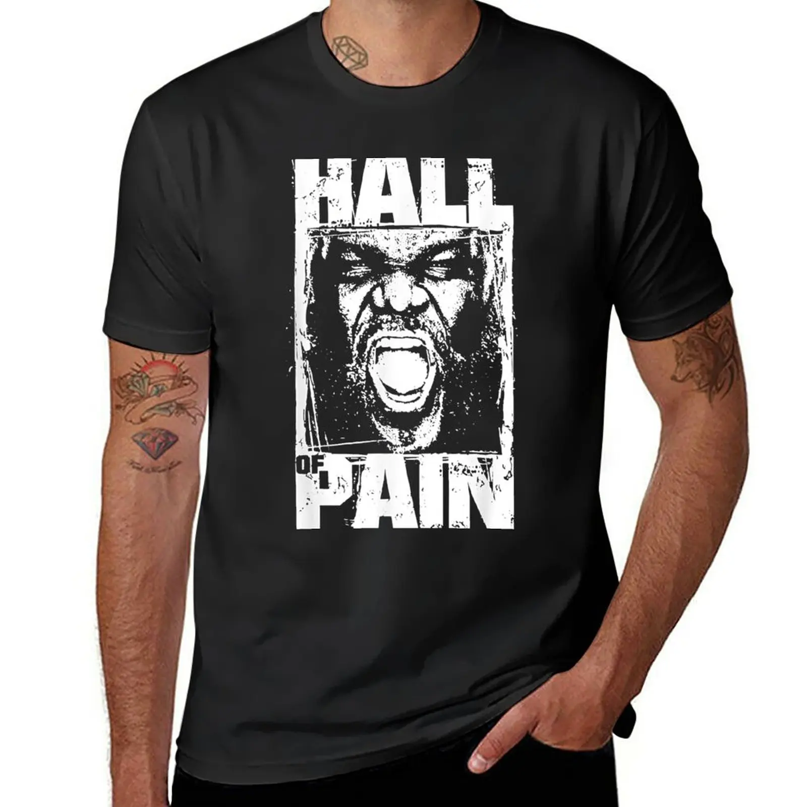 

New Mark Henry Hall of Pain T-Shirt custom t shirts quick-drying t-shirt men clothings