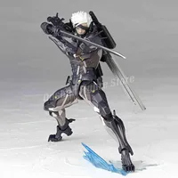 Kaiyodo Revoltech معدات معدنية ارتفاع شكل عمل الانتقام ، تمثال Raiden ، مجموعة PVC متحركة ، لعبة مجسمة Snake Jack 3