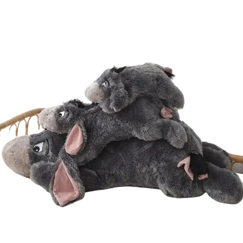위니 푸우 곰 친구 이요르 장난감 플러시 슬픈 플러시 인형 부드러운 봉제 동물 베개 장식품 어린이 장난감 선물