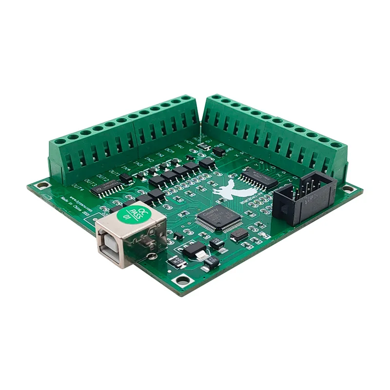 Mach3 CNC Controller 4 Axis Breakout Board Mach3 Interface Motion Card Engraving Cutting Machine Parts