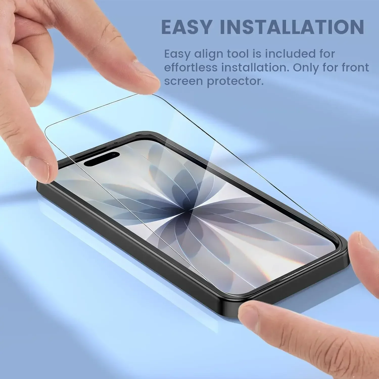 Tempered Glass Easy Installation Frame for IPhone17 Air Pro Max Screen Protector Positioning Frame for IPhone 17/17Air/17Pro Max