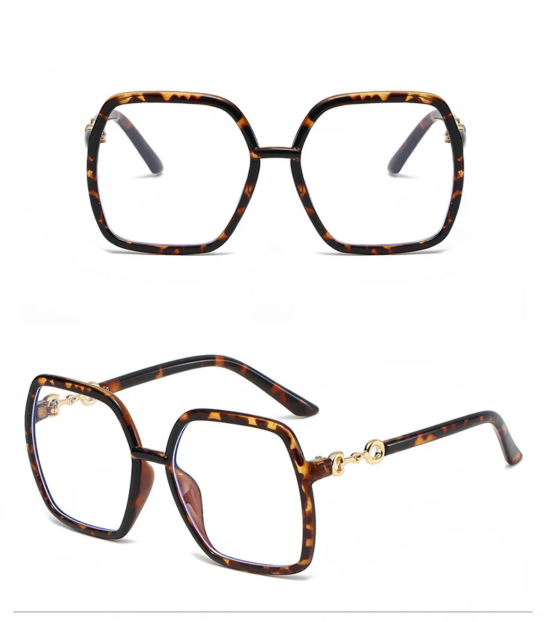 Schutzbrille, Übergröße, blaues Licht blockierende Brille, Brillenglas, Computerbrille für Damen, Unisex, lindert Brillen – Detail 7