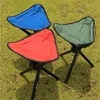 Portable 1PC Foldable Outdoor Triangle Beach Chairs Stool Lightweight Ultralight Camping Fishing Picnic Chair Multifunction 2