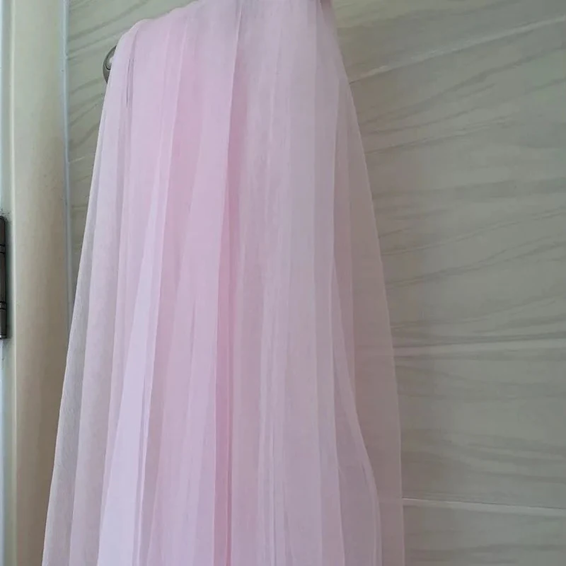 Elegant Purple and Pink Soft Tulle Fabric for Weddings and Celebrations