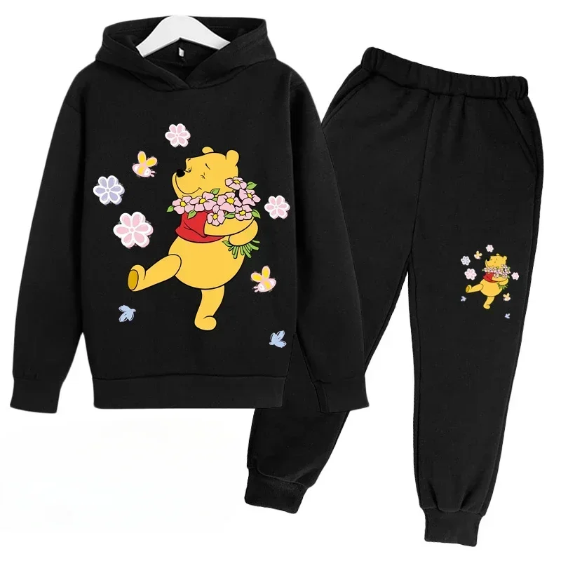 thumbnail image 1 of Conjunto de pantalones y camisetas de manga larga para niños y niñas, ropa de calle con estampado de dibujos animados, moda deportiva, otoño y primavera 2024, 1 of 4