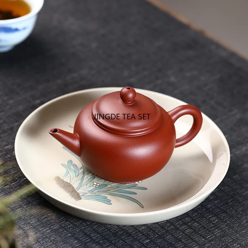 200ml Yixing Yixing purple clay teapot original ore Dahongpao tea set accessories household kung fu tea set