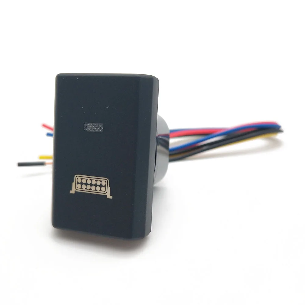 Blue LED Light Bar Switch Button with Radar and Camera Controls