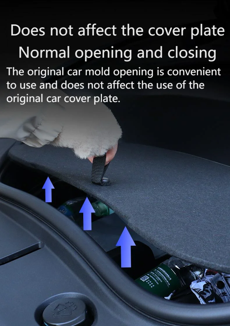 For Tesla New Model 3 Highland 2024 2025 Front Trunk Storage Box Front Organizer