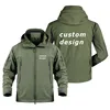 Custom Design Support Customization Diy Logo Multiple Pockets Fleece Warm SoftShell Jackets for Men Military Outdoor Man Coat 3