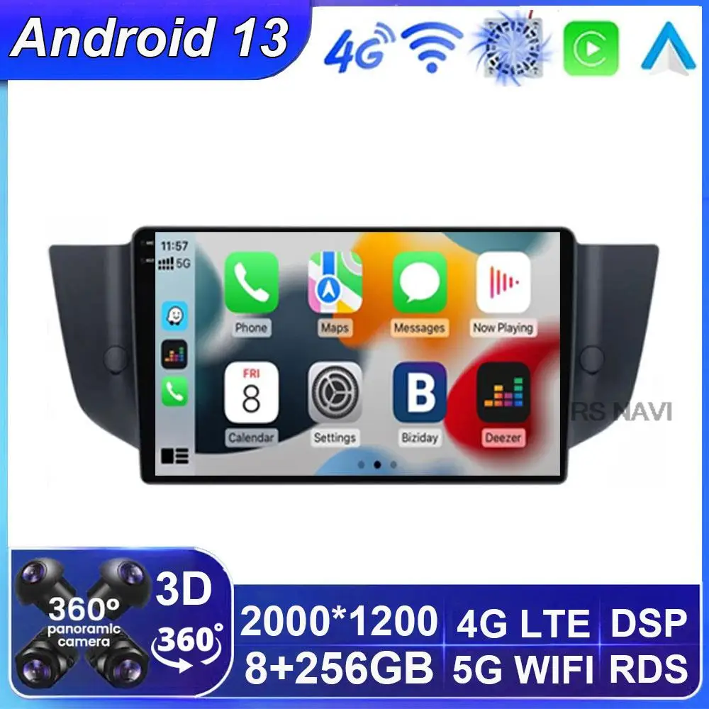 

Android 13 Car Rodio For Rover Mg 6 Roewe 550 2009-2016 Carplay Auto Multimedia Video Player Navigation Head Unit WIFI+4G GPS BT