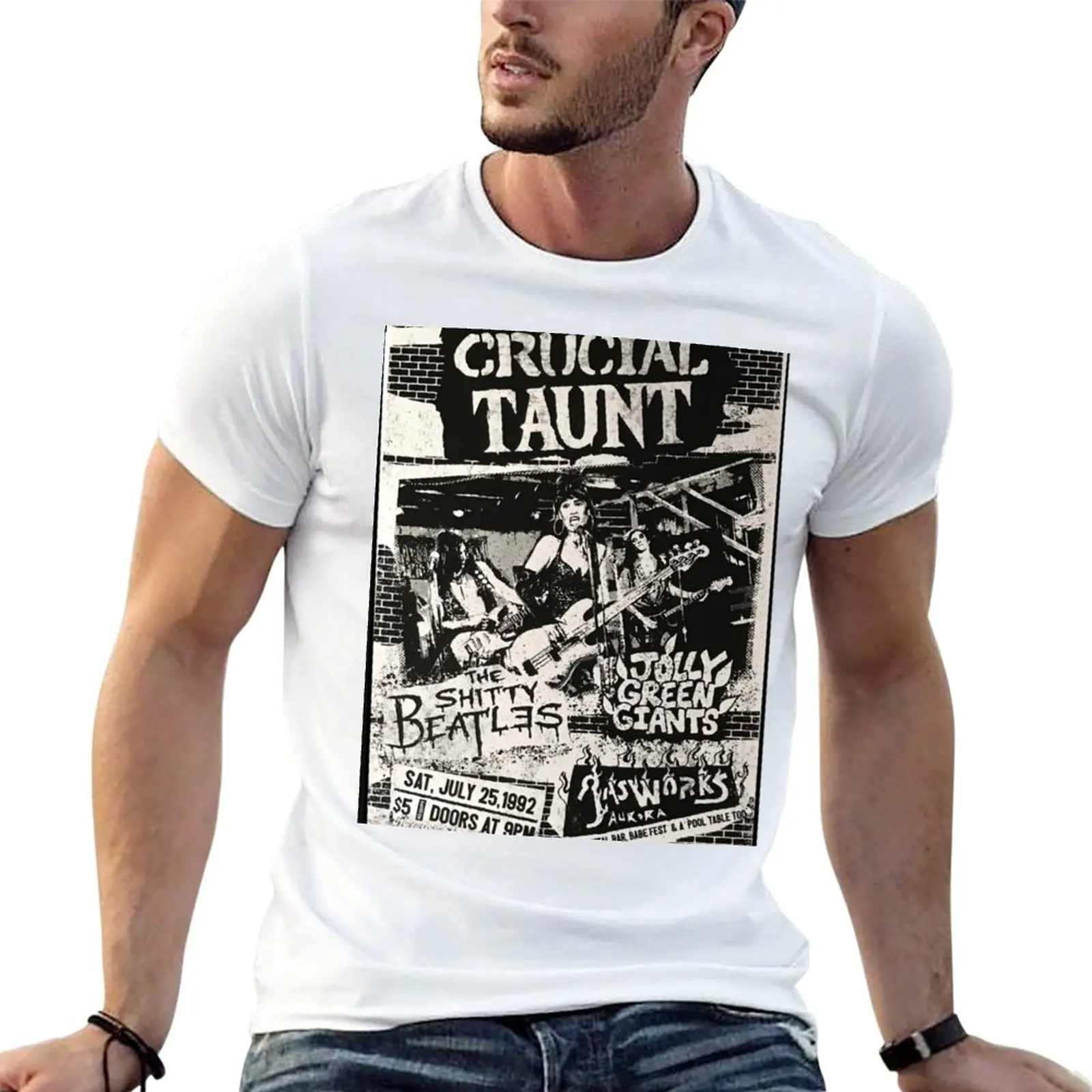 

Copy of American Shorthair happy Sticker T-Shirt customs design your own summer clothes quick-drying Men's t-shirt