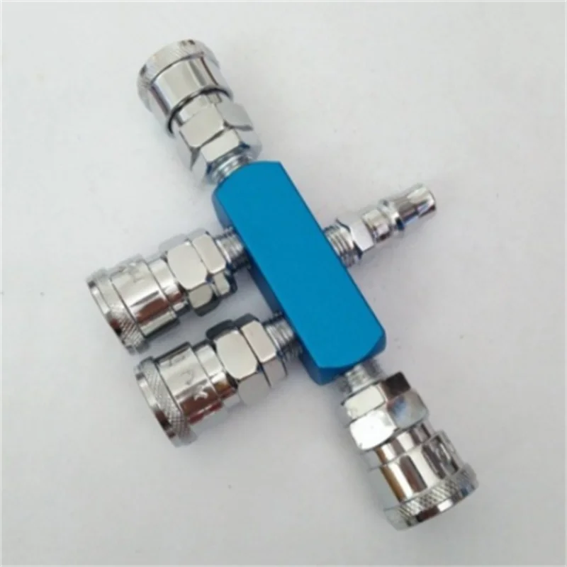 

Metal Air Hose 4 Way Pass Cinnecting Quick Coupler Connect Socket