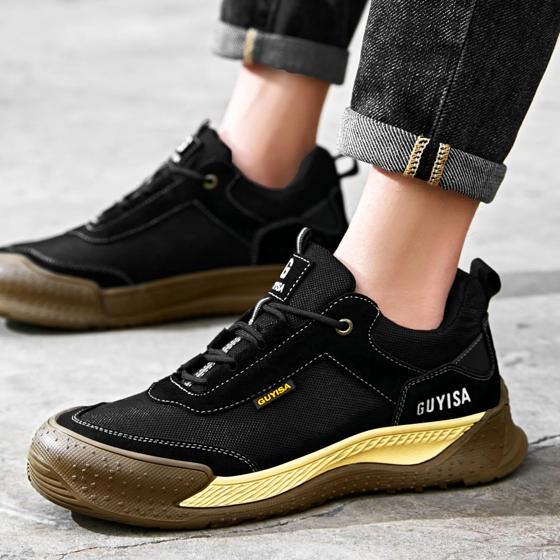 ArmorToe Steel Toe Safety Shoes – Anti‑Smash, Anti‑Stab, Non‑Slip Work Shoes 20 S3374568adc974523ace82d9092556cd8d