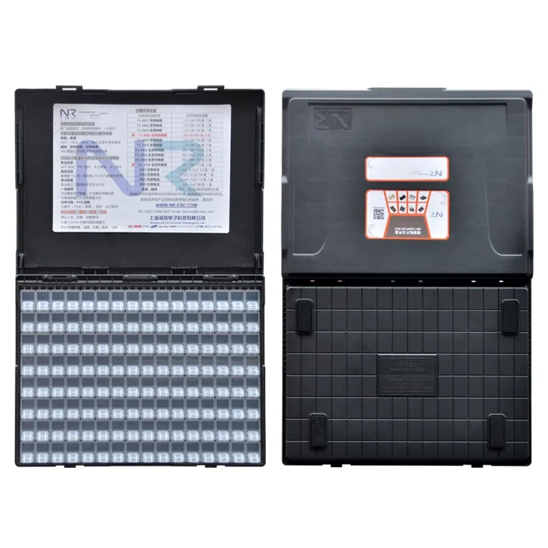 

chip box component and plastics box electronic Anti-static SMT Organizers Storage resistor component box case capacitor storage