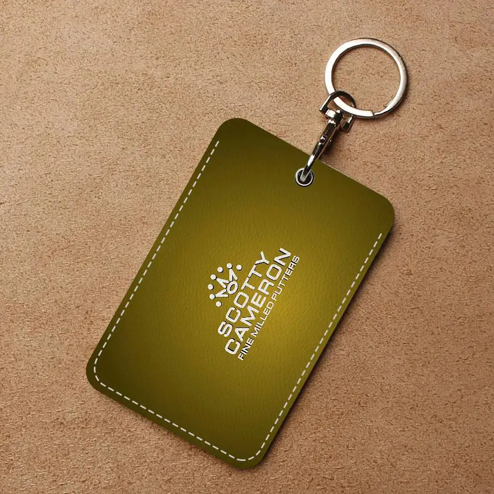 S-Scotty C-Camerons 사무용품 남녀 신용카드 키링 학생증 ID 카드 홀더 자격증 홀더 카드