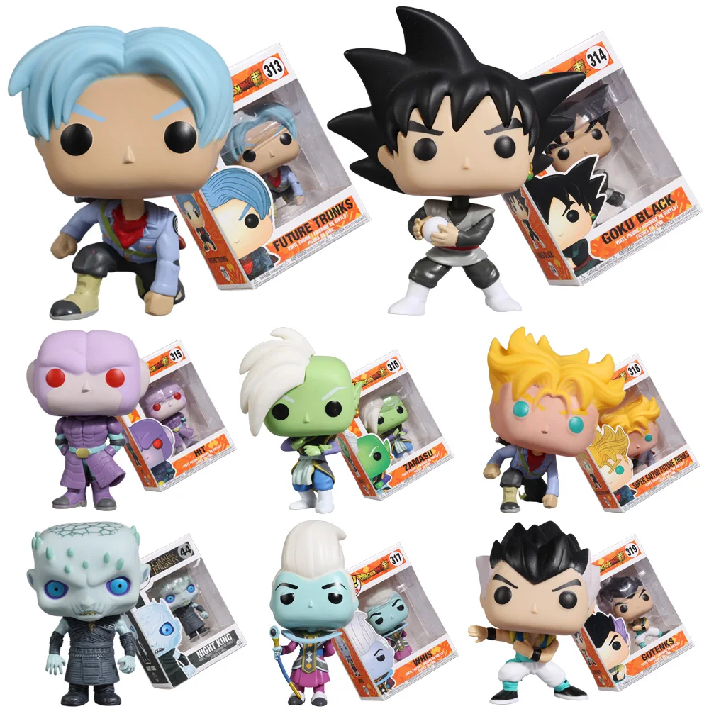 thumbnail image 1 of 2024 2023 Nueva Figura de Dragon Ball Z SUPER SAIYAN Trunks Goku Hitto Whis Fight Figura de acción de PVC Juguetes Colección Muñecas Regalos para niños, 1 of 5