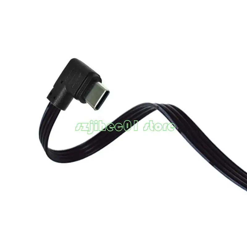 Flexible 90-Degree USB to Type C Adapter Cable