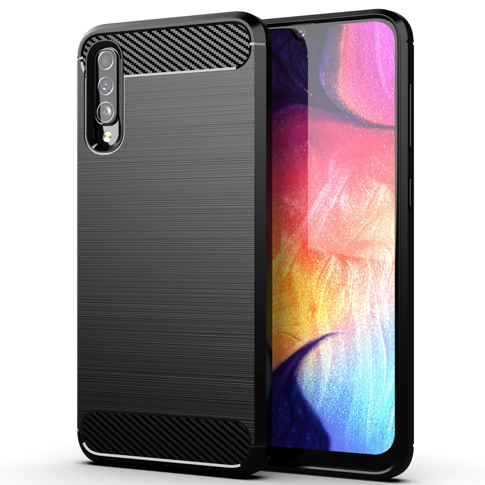Carbon Fiber Case For Samsung Galaxy A10 A10E A10S A20 A20E A30