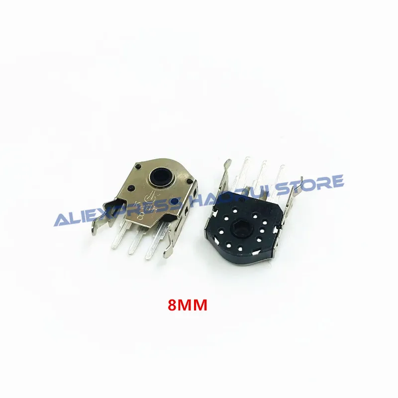 5Pcs Kailh 5/7/8/9/10/11mm Rotary Mouse Scroll Wheel Encoder 1.74mm hole mark 15-30g for PC Mouse alps encoder dust-free decoder