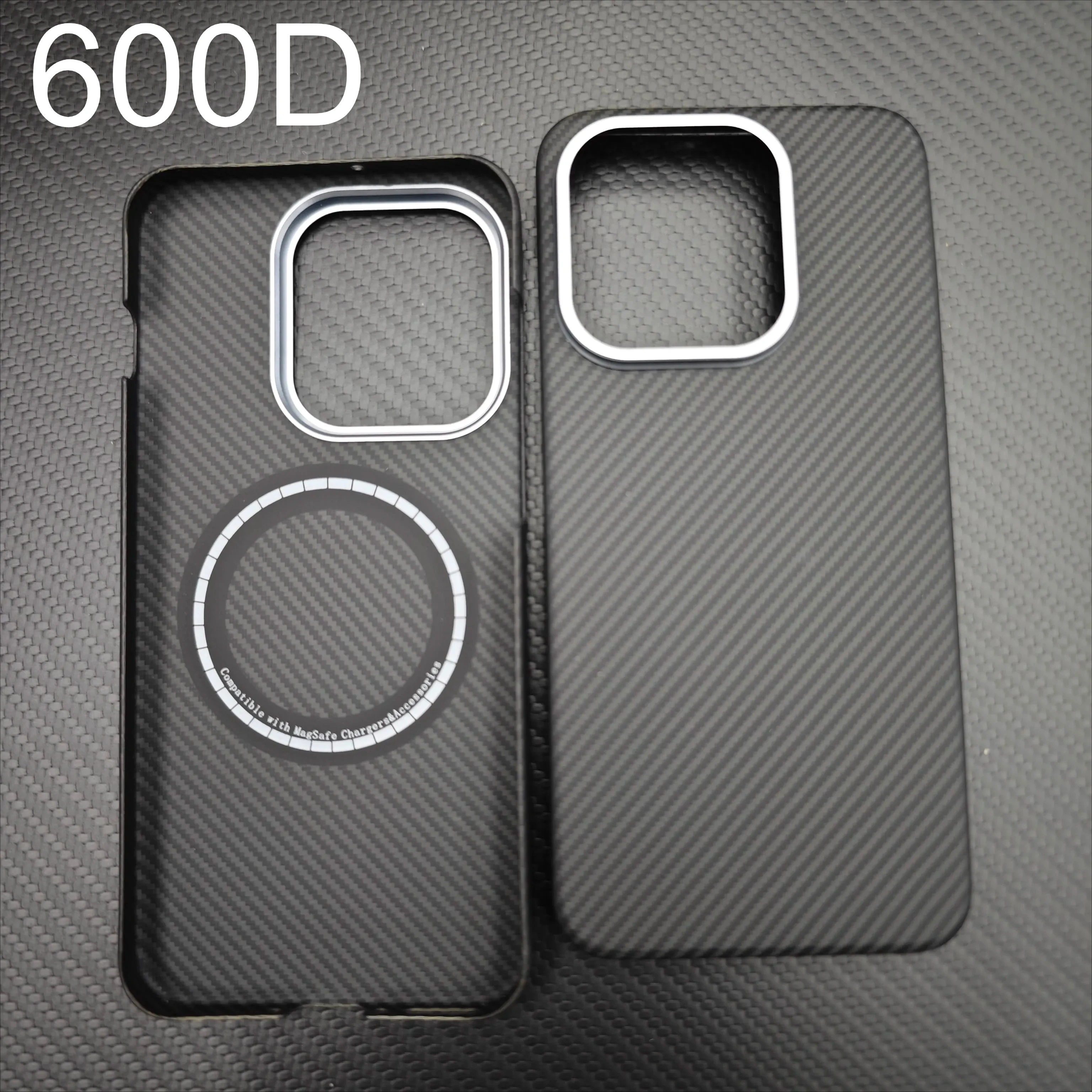 Magnetic Aramid Carbon Fiber Phone Case with Magsafe Compatibility