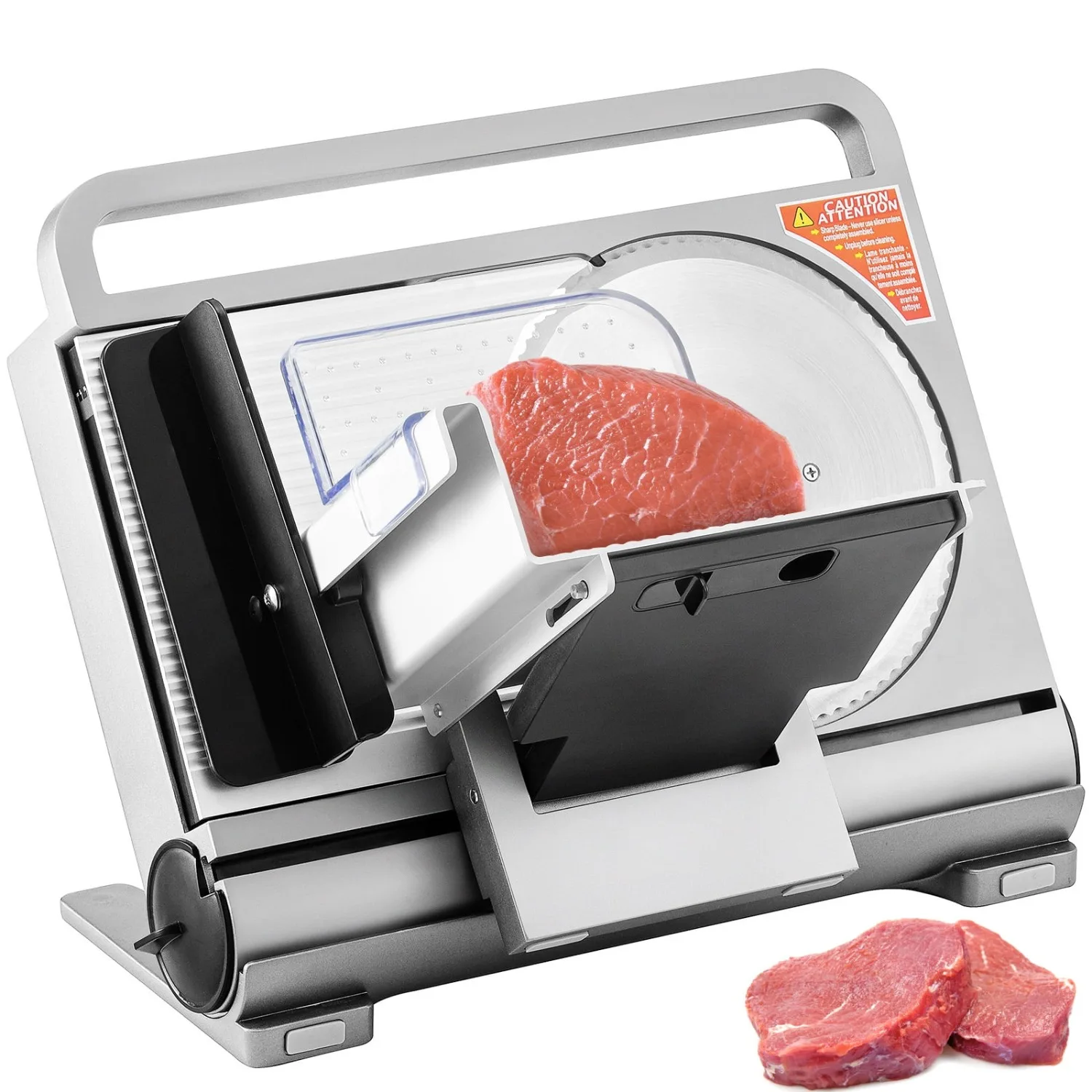 

Commercial Meat Slicer 45W Electric Deli Slicer for Meat Cheese Bread