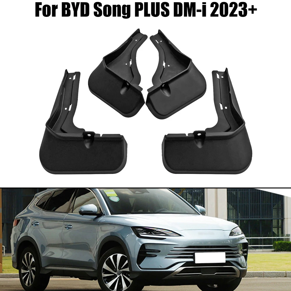 

4 шт./комплект, Автомобильные Брызговики для BYD SONG PLUS DM-i 2023 + ABS