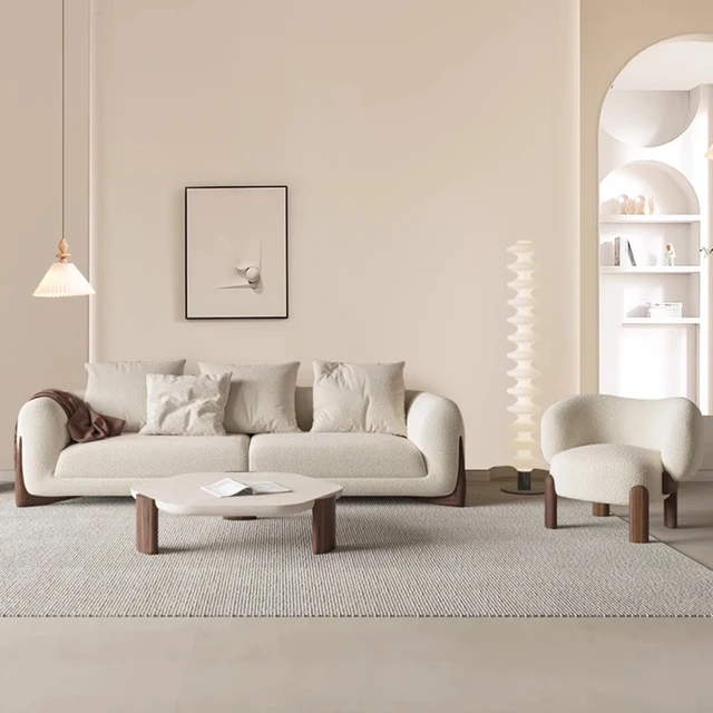 Minimalist Office Living Room Sofas Couch Nordic Cloud White Designer Outdoor Sofa Room Decor Relaxing Muebles Salon Furniture 2