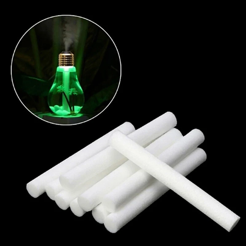 10/20pcs 8*200/97mm Filters Cotton Swab For USB Air Ultrasonic Humidifier With Strong Water Absorption humidifier filter