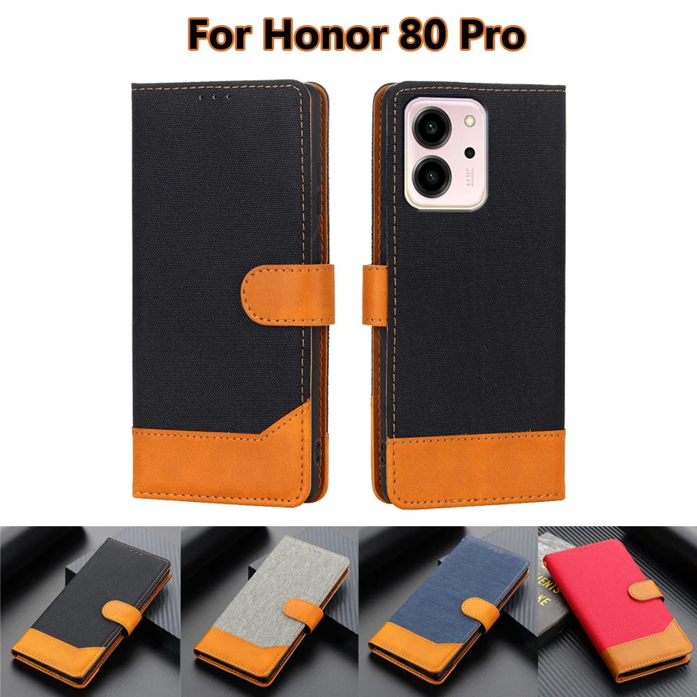 

Business Phone Case For Honor 80 SE Case Luxury PU Leather Cover Protective Wallet Cases For Honor80 SE 80SE GIA-AN8 Funda Coque
