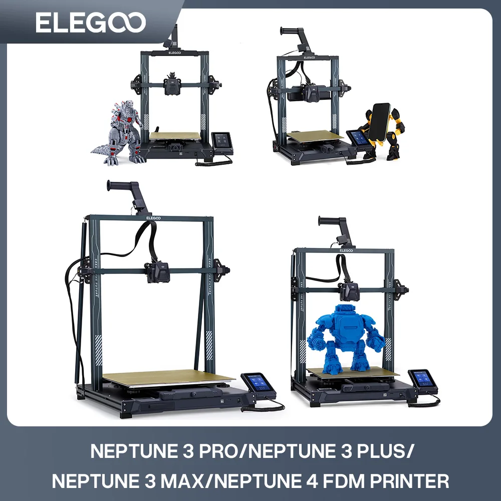 EO Neptune 3 Pro FDM 3Dプリンタースプール4種付き