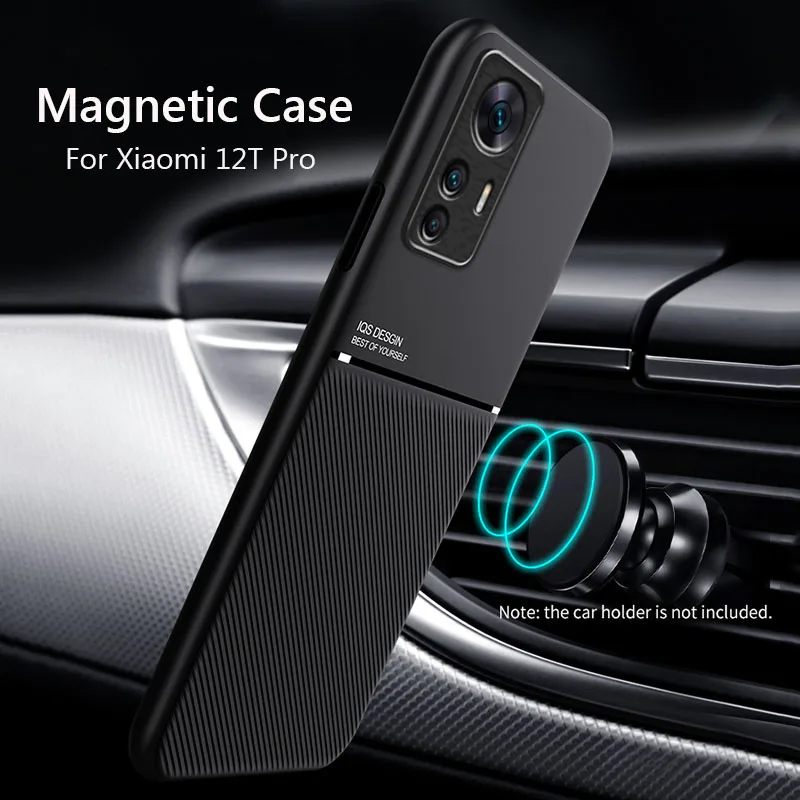 Étui de texture en cuir de luxe pour Xiaomi Mi 12T Pro 13 12S 11T 10T 9T Pro Ultra 10 9 12X 8 11 Lite 5G NE couverture de support magnétique de voiture_voghion.com