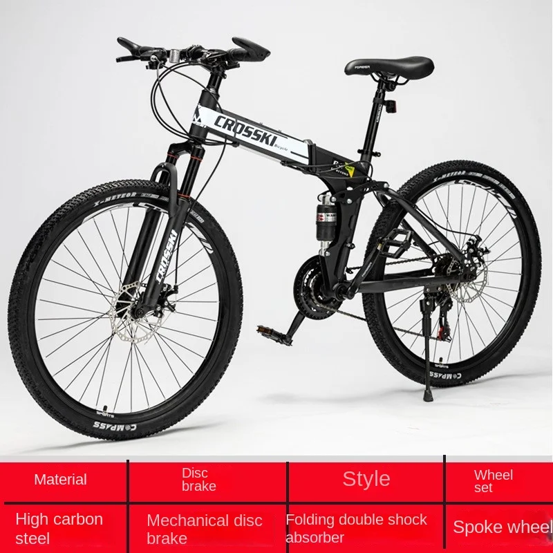 Vélo Tout Terrain Pliable Vélo De Montagne Pliant TRGCJGH 26