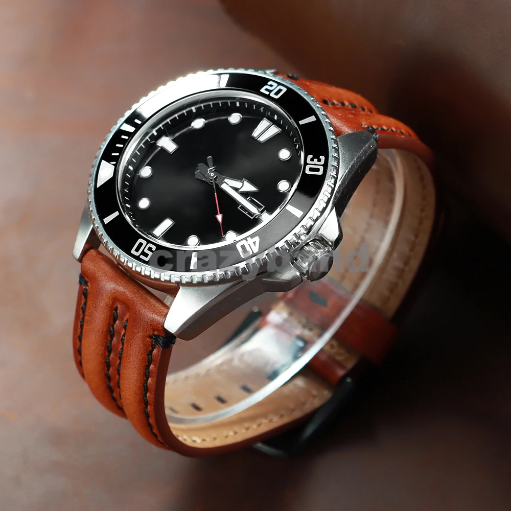 Premium Vintage Leather Watch Strap - Genuine Cowhide Wrist Belt for Men & Women (20-24mm)
