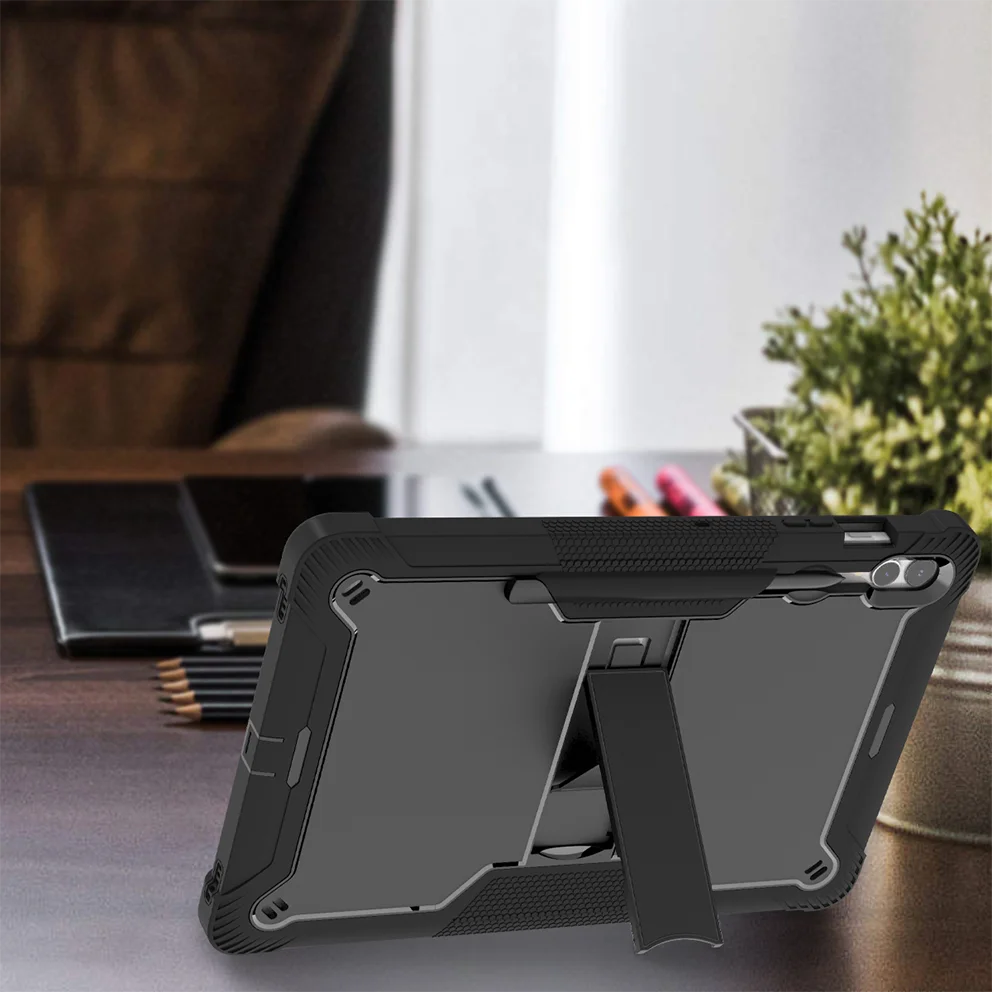 Rugged Shockproof Stand Tablet Case with Heavy-Duty Protection