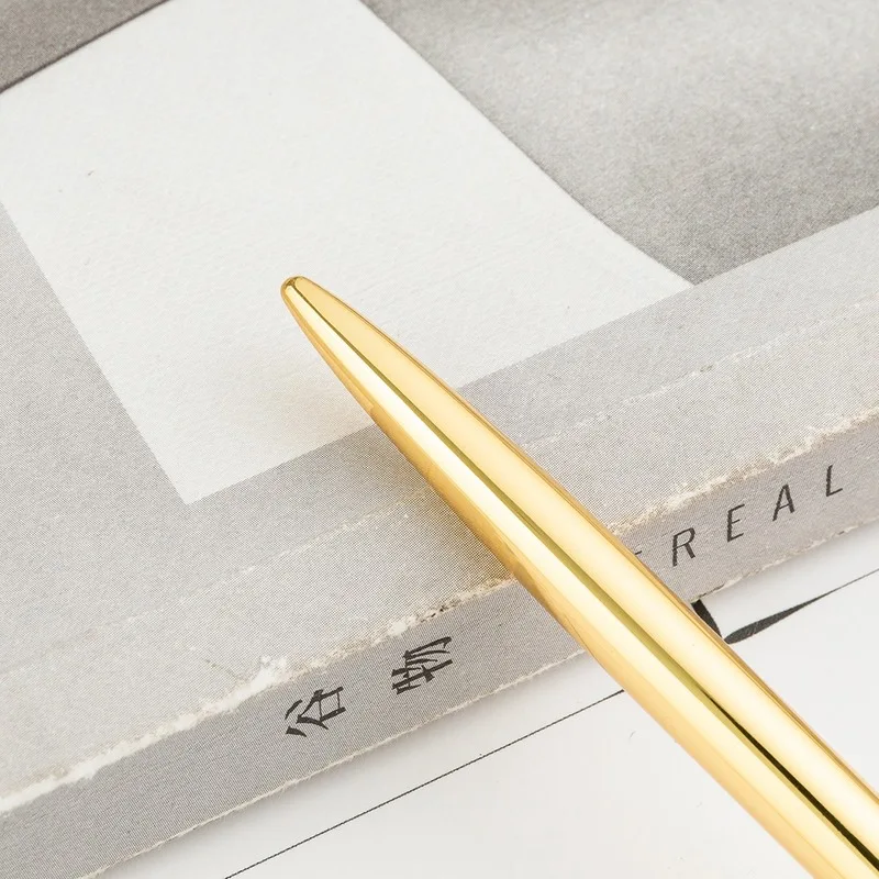 Penna A Sfera In Metallo Con Diamante Glitterato – Oro Rosa – Scrivania Elegante Per Ufficio, Scuola E Regalo - 4