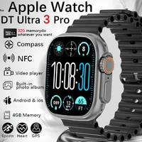 DT Ultra 3 Smartwatch Amoled Screen 4GB MP3 MP4 Player Bluetooth Network Sharing APP Store ChatGPT Smart AI Watch Man Sportwatch 1