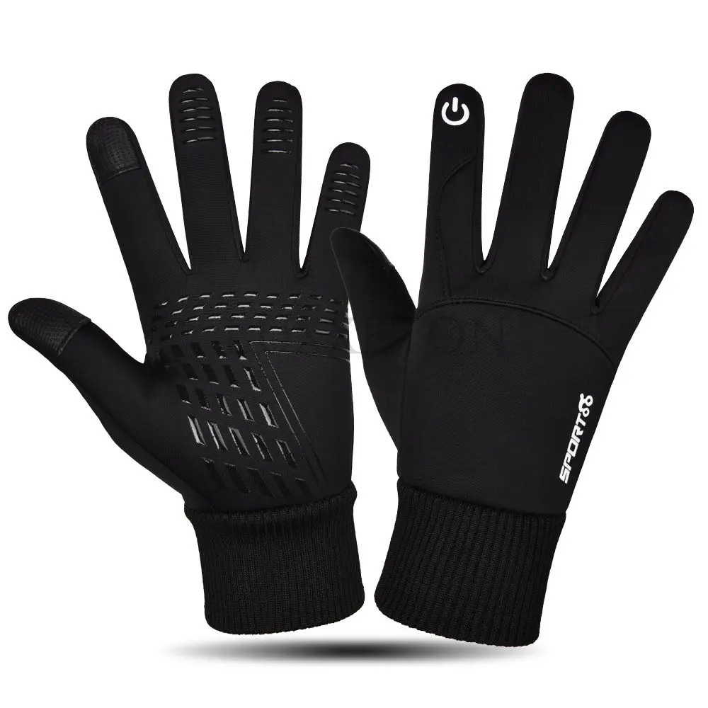 

Men Gloves Autumn Winter Driving Touchscreen Non-Slip Male Outdoor Skin-Friendly Waterproof Sports Soft Warm Gloves