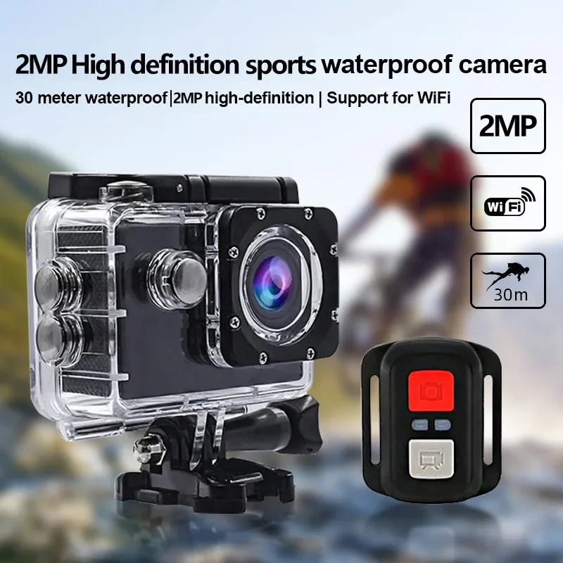 1080P Underwater Waterproof Multifunctional Sports Camera For Outdoor Riding Locomotive Diving