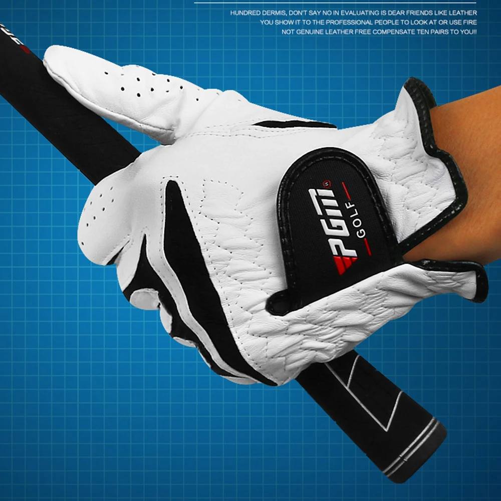 

PGM Golf Gloves Sheepskin Men's Left and Right One-handed Sports Gloves Durable and comfortable New 2023