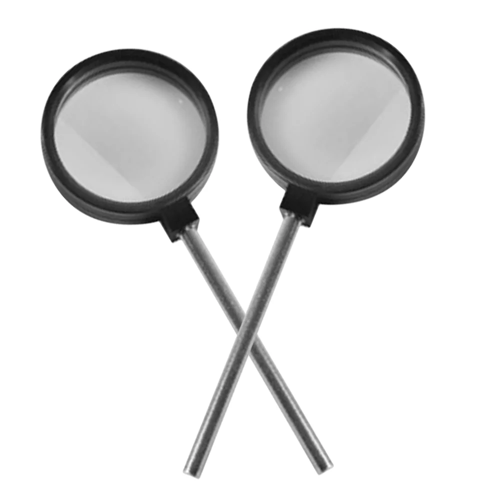 

1 Set Handheld Magnifying Glass Physical Optical Lens Concave Convex Lens Set for Physics Teaching