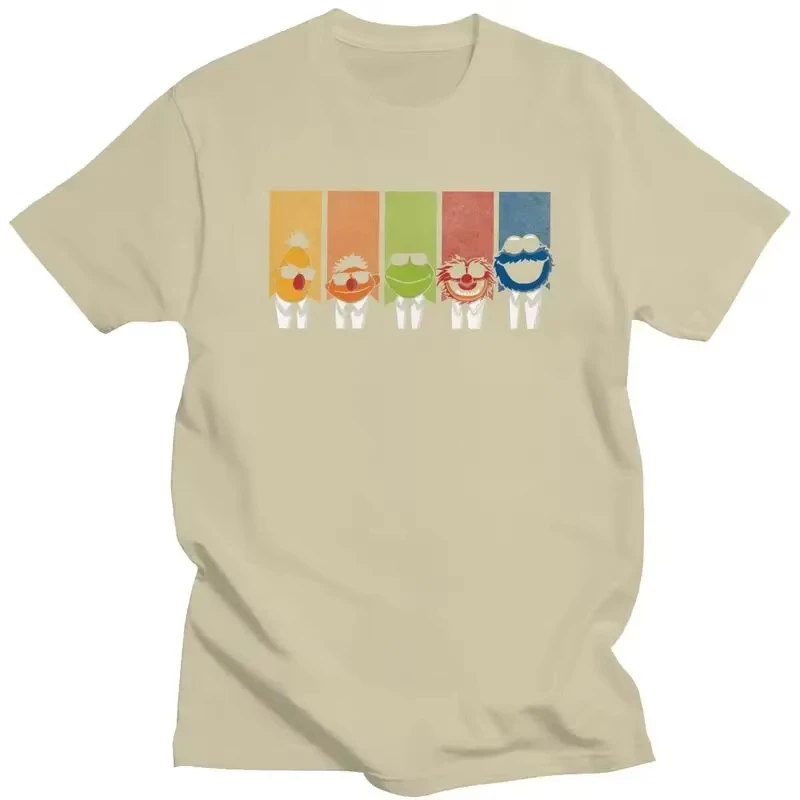 Ein neues, kreatives T-Shirt mit Charakteren der Sesamstraße Plüschshow. Hochwertiges, komfortables, verspieltes Design. – Detail 8