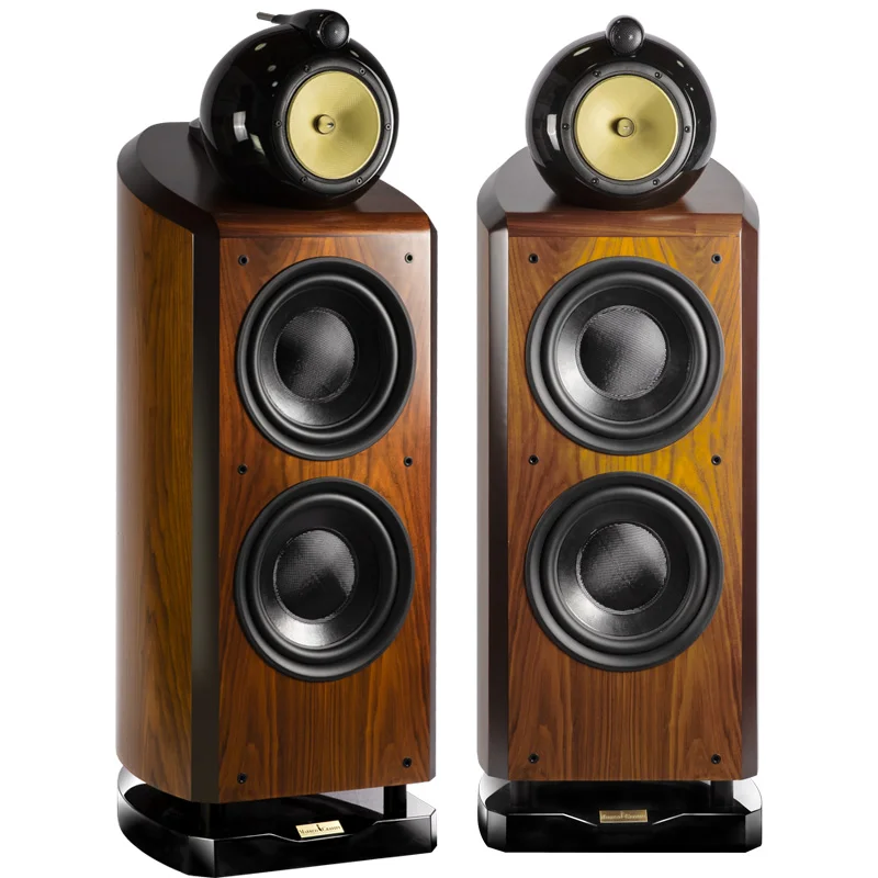 Portable audio bookshelf speakers 10-inch floor mid-woofer stereo surround sensitivity 90dB