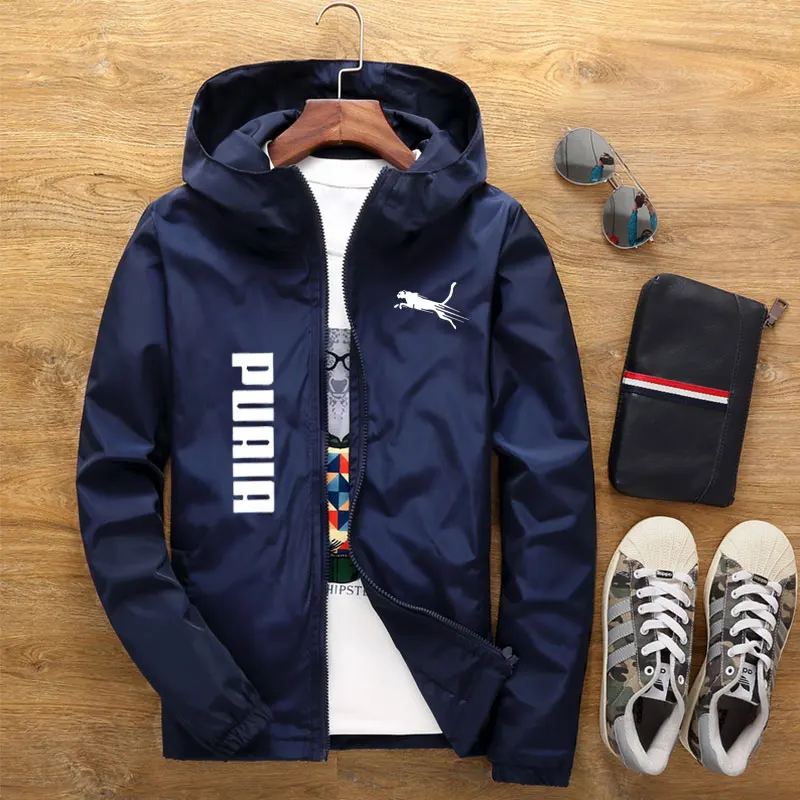 Spring and summer windbreaker hooded Windproof men's jacket mens casual windbreaker zipper thin Outdoor jacket men M-7XL,waterproof jacket,cycling jacket,mens hoodies